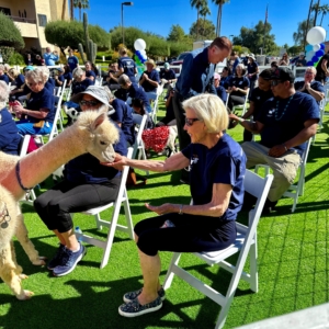 Goat Yoga at Westminster Village