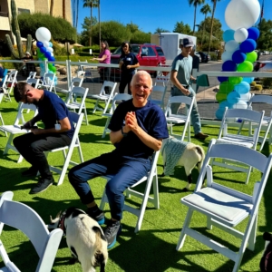 Goat Yoga at Westminster Village