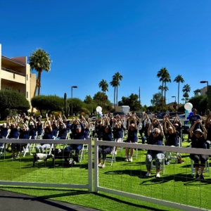Goat Yoga at Westminster Village