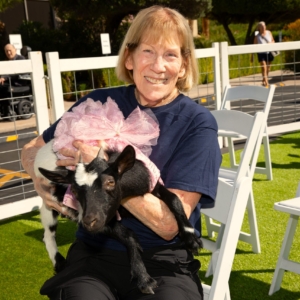 Goat Yoga at Westminster Village